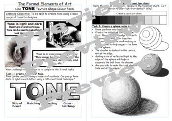 Preview of Tonal Worksheet guidance page