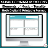 Tonality Elements of Music Listening Questions for Song An