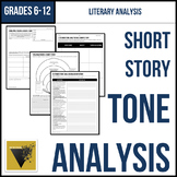Tone Analysis for a Short Story Graphic Organizer & Guided