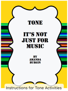 Preview of Tone It's Not Just for Music