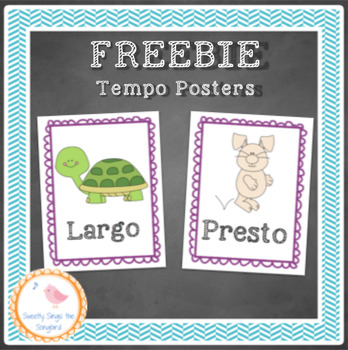 Preview of Presto/Largo Posters: FREE!