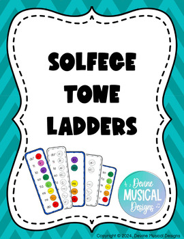 Preview of Tone Ladders COMPLETE SET! - Boomwhacker Colors, Curwin/Glover Hand Signs