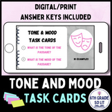 Tone & Mood: Task Cards | Digital/Print