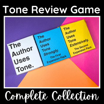 Preview of Tone Review Game for AP English Complete Collection ("The Author Uses Tone")