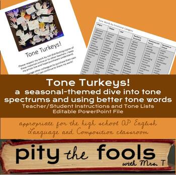 Preview of Tone Turkeys