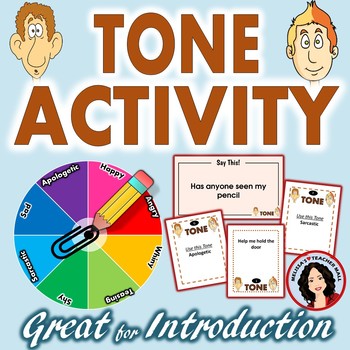 Preview of Tone Whole Class Activity Reading Sentences with Different Tones