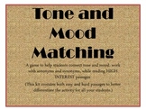 Tone and Mood Matching Game