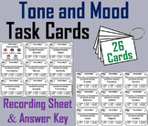 Tone and Mood Task Cards Literacy (Academic Vocabulary Activity)