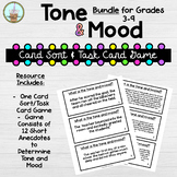 Tone and Mood Task Cards BUNDLE | Upper Elementary | Middl