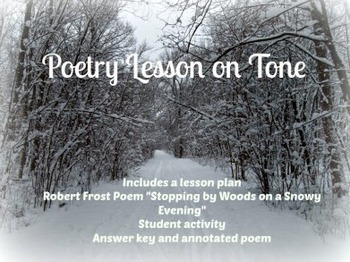 Tone -  a Poetry Lesson