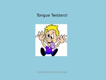 Preview of Tongue Twisters