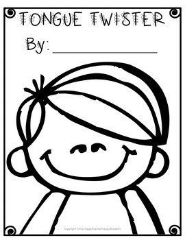 tongue twister coloring pages