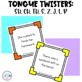 Tongue Twisters: SH, CH, TH, J, S, Z, R, and L
