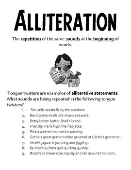 Tongue Twisting Christmas Writing Activty - Alliteration Packet | TpT