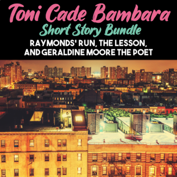 Preview of Toni Cade Bambara Bundle, African-American Author Black History Month