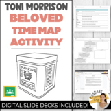 Toni Morrison BELOVED Novel Study TIME MAP Timeline Activi