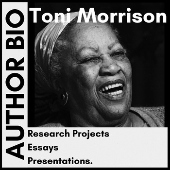 Preview of Toni Morrison - Research Worksheet / Organizer - NO PREP - EASEL