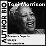 Toni Morrison - Research Worksheet / Organizer - NO PREP - EASEL