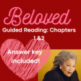 Toni Morrison's Beloved Guided Reading Chapters 1 & 2