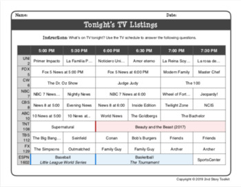 Back to School TV Listings and Schedule