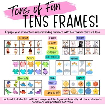 Preview of Tons of Fun TENS FRAMES