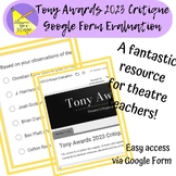 Tony Awards 2023 Evaluation - Critique and Current Events
