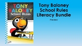 Tony Baloney School Rules Q & Vocabulary Cards