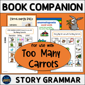 Preview of Spring Book Companion for Use with Too Many Carrots Speech and Language Therapy