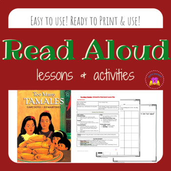 Preview of Too Many Tamales Lesson Plans & Activities (Distance and In-Person Learning)