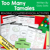 Too Many Tamales by Gary Soto Reading Comprehension Activi