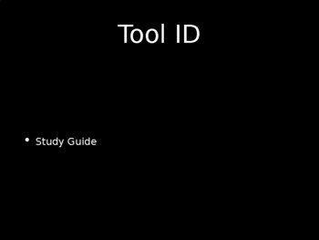 Preview of Tool ID Study Guide