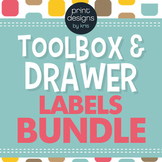 Toolbox and Drawer Labels BUNDLE - DAYS, SUBJECTS, TOOLBOX