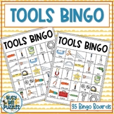 Tools Bingo Game - Carpentry Woodworking Shop