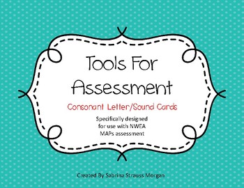 Preview of Tools For Assessment - Consonant Letter/Sound Cards
