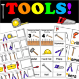 Tools and Construction ELA and Math Centers for 3K, Pre-K,