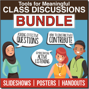 Preview of Toolkit Bundle for Class Discussions - Great for Lit Circles / Socratic Seminars
