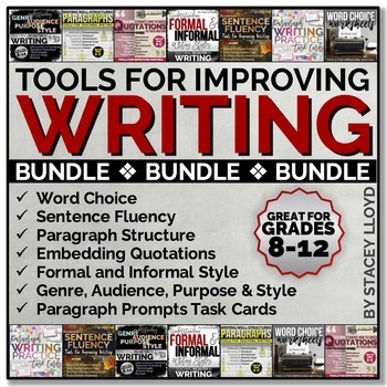 Preview of Tools for Improving Writing BUNDLE
