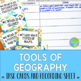 Tools of Geography Task Cards