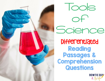 Preview of Tools of Science Differentiated Nonfiction Reading Passages