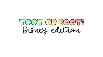 Preview of Toot or Boot: Disney Edition