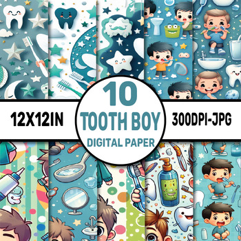 Preview of Tooth Boy Digital Papers