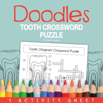 Tooth Diagram Sketch Crossword Simple Crossword Puzzles Daily Crossword