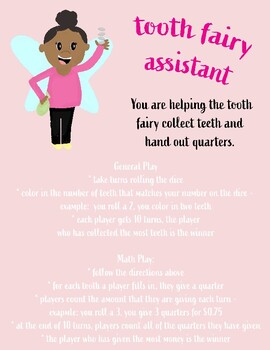 Preview of Tooth Fairy Assistant Game
