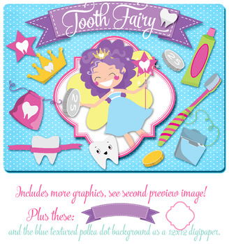 Preview of Tooth Fairy Clipart