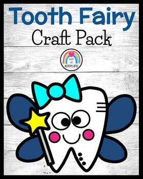 Preview of Tooth Fairy Craft - Dental Health Activity - Kindergarten
