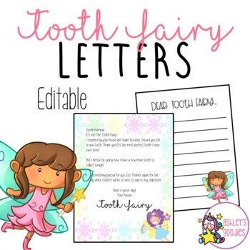 tooth fairy letters by ashley s goodies teachers pay teachers