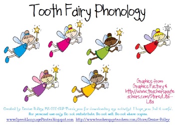 Preview of Tooth Fairy Phonology - Speech Therapy