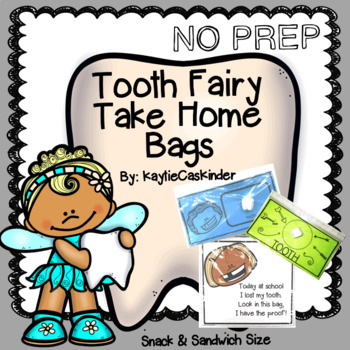 Preview of Tooth Fairy Take Home Bags