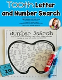 Tooth Letter and Number Search-Dental Health