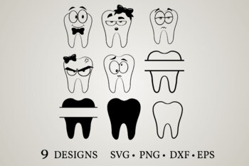 Download Tooth Bundle Svg Tooth Svg Tooth Clipart Tooth Vector Dental Svg